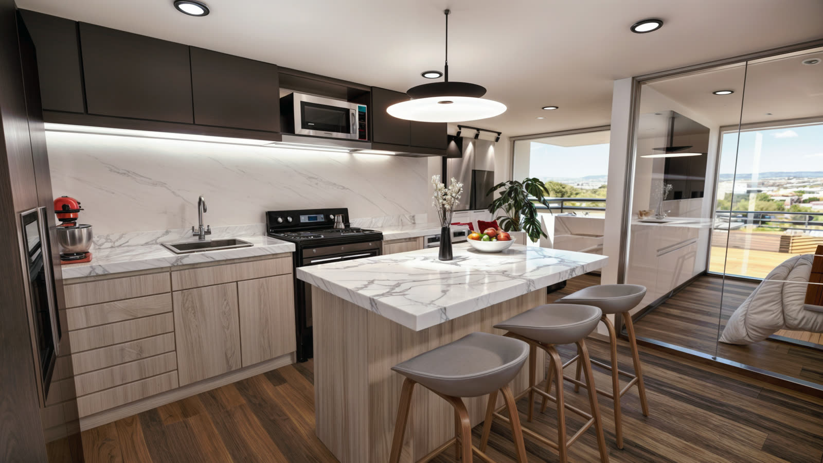 Estudio D — render interior