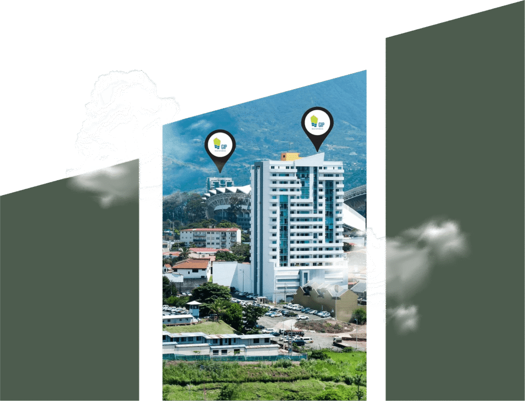 Vista al Valle Central de San Jose, a los proyectos GIP